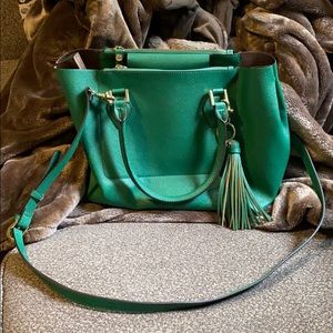 NWOT Kate Landry green purse!